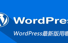 WordPress最新版用哪个版本
