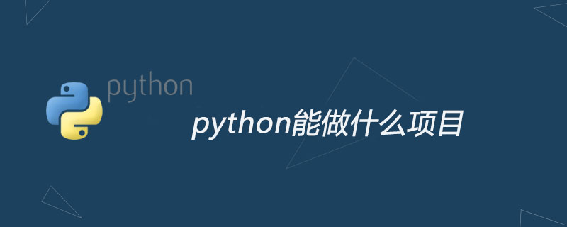 What projects can python do?