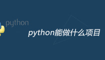 python能做什么项目