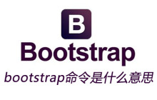 bootstrap命令是什么意思