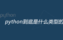 python到底是什么类型的语言