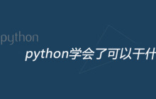 python学会了可以干什么