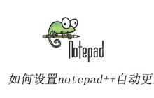 如何设置notepad++自动更新
