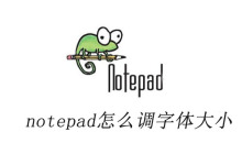 notepad怎么调字体大小