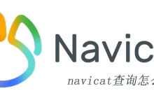 navicat查询怎么用