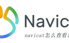 navicat怎么查看表结构