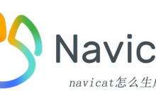 navicat怎么生成er视图