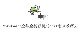 NotePad++空格全被替换成crlf怎么改回去