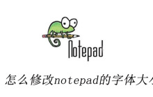 怎么修改notepad++的字体大小