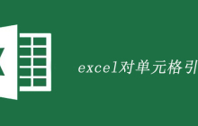 excel对单元格引用