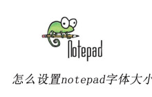 怎么设置notepad字体大小