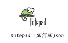 notepad++如何加json