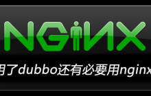 用了dubbo还有必要用nginx吗