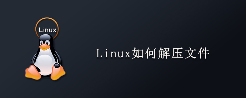 Linux如何解壓文件-小浪學習網