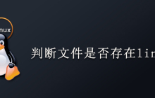 判断文件是否存在linux中