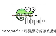 notepad++双视图功能怎么使用