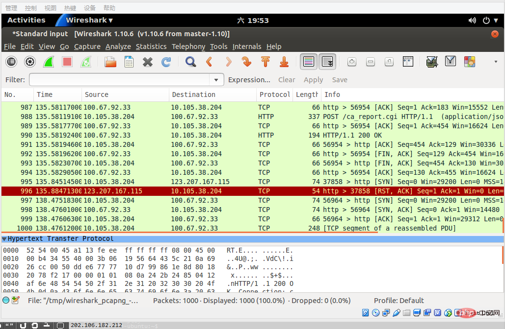 linux系統下怎樣使用tcpdump進行抓包
