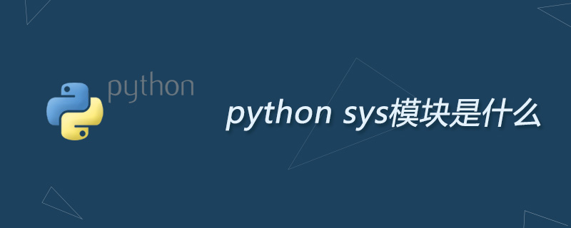 python中的sys模块是什么意思