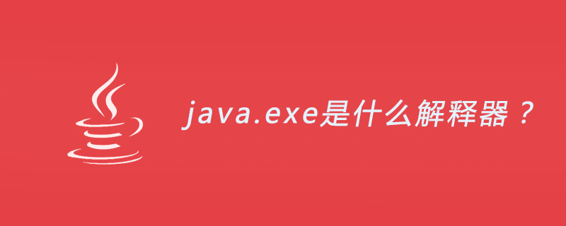 java.exe是什么解释器