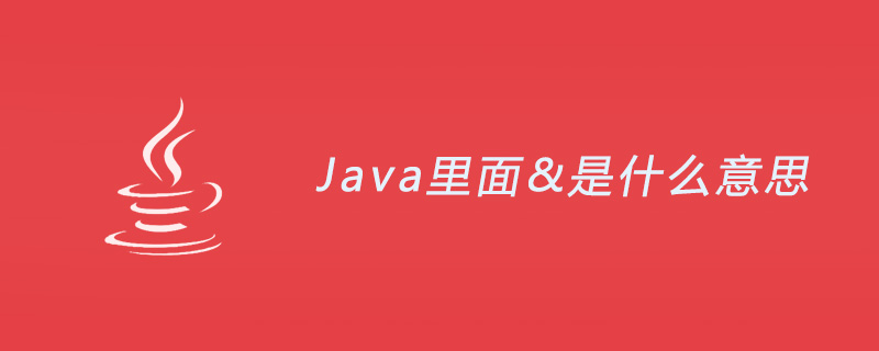 Java里面&是什么意思