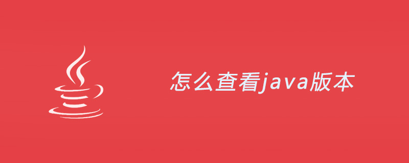 怎么查看java版本