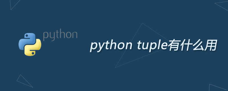 python tuple有什么用