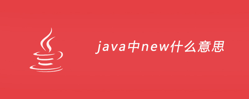 Java中new是什么意思 Java教程 Php中文网