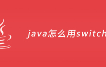 java怎么用switch语句