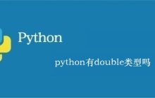 python有double类型吗