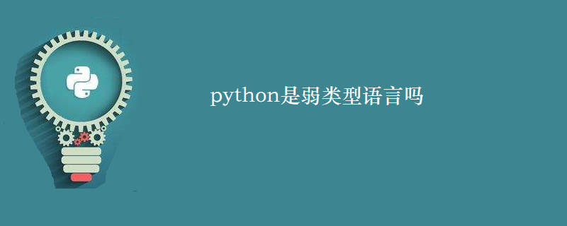 python是弱类型语言吗