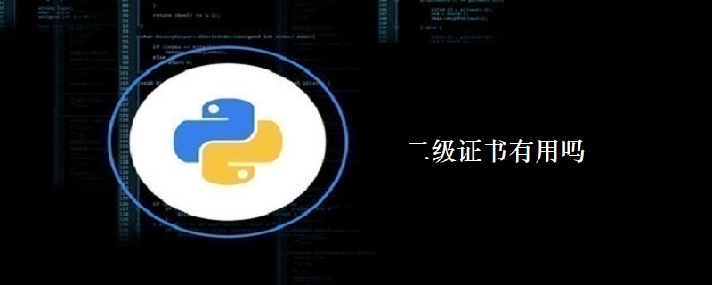 python二级证书有用吗