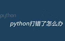 写python代码写错了怎么办