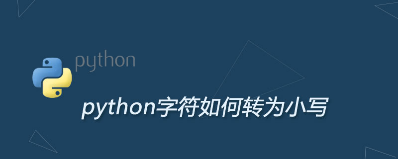python字符如何转为小写