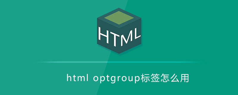 html optgroup标签怎么用