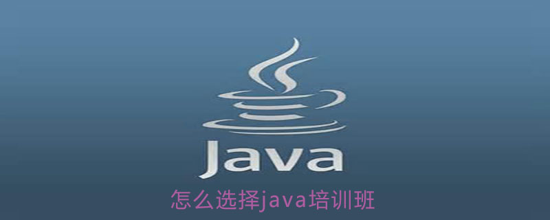 怎么选择java培训班