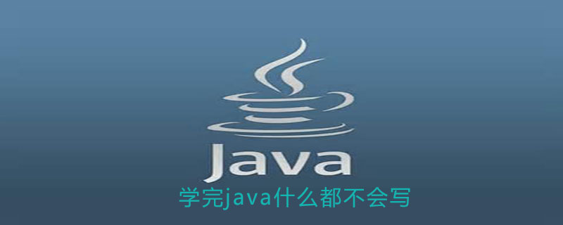 学完java什么都不会写