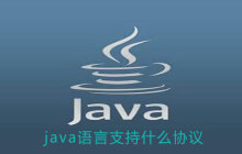 java语言支持什么协议