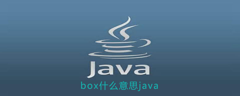 java中的box是什么意思