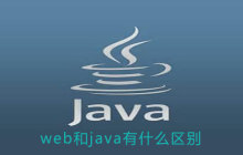 web和java有什么区别
