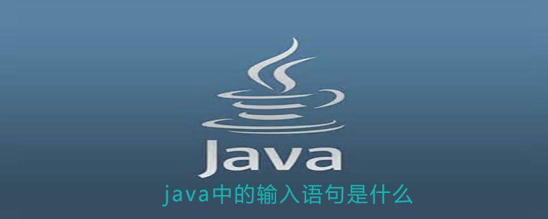 java的输入语句是什么