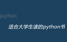 适合大学生读的python书