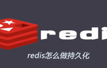 redis怎么做持久化