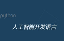 人工智能开发语言是什么