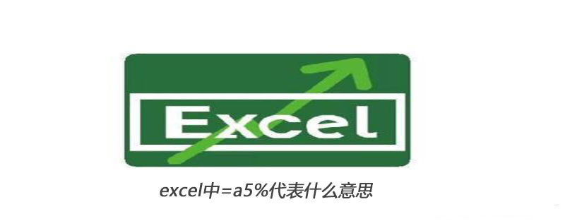 excel中=a5%代表什么意思