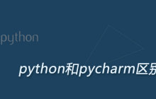 python和pycharm区别