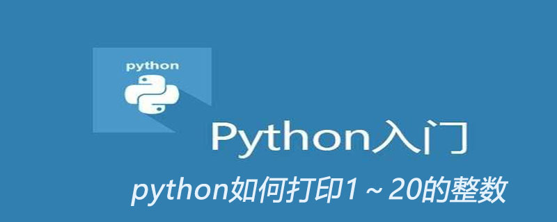 python如何打印1~20的整数