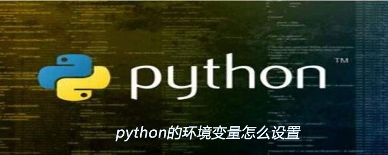 python的环境变量怎么设置