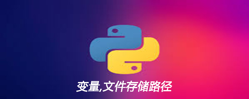python文件存储路径如何使用变量
