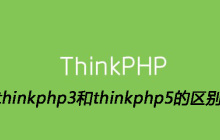 thinkphp3和thinkphp5的区别