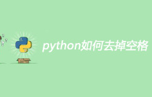 python如何去掉空格